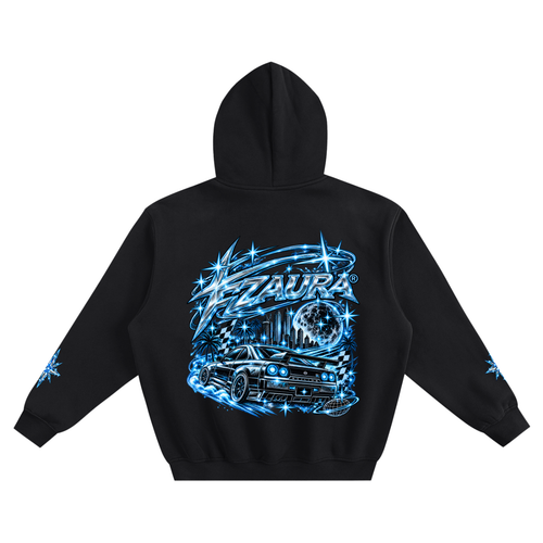 Blue Chrome Dreams Hoodie